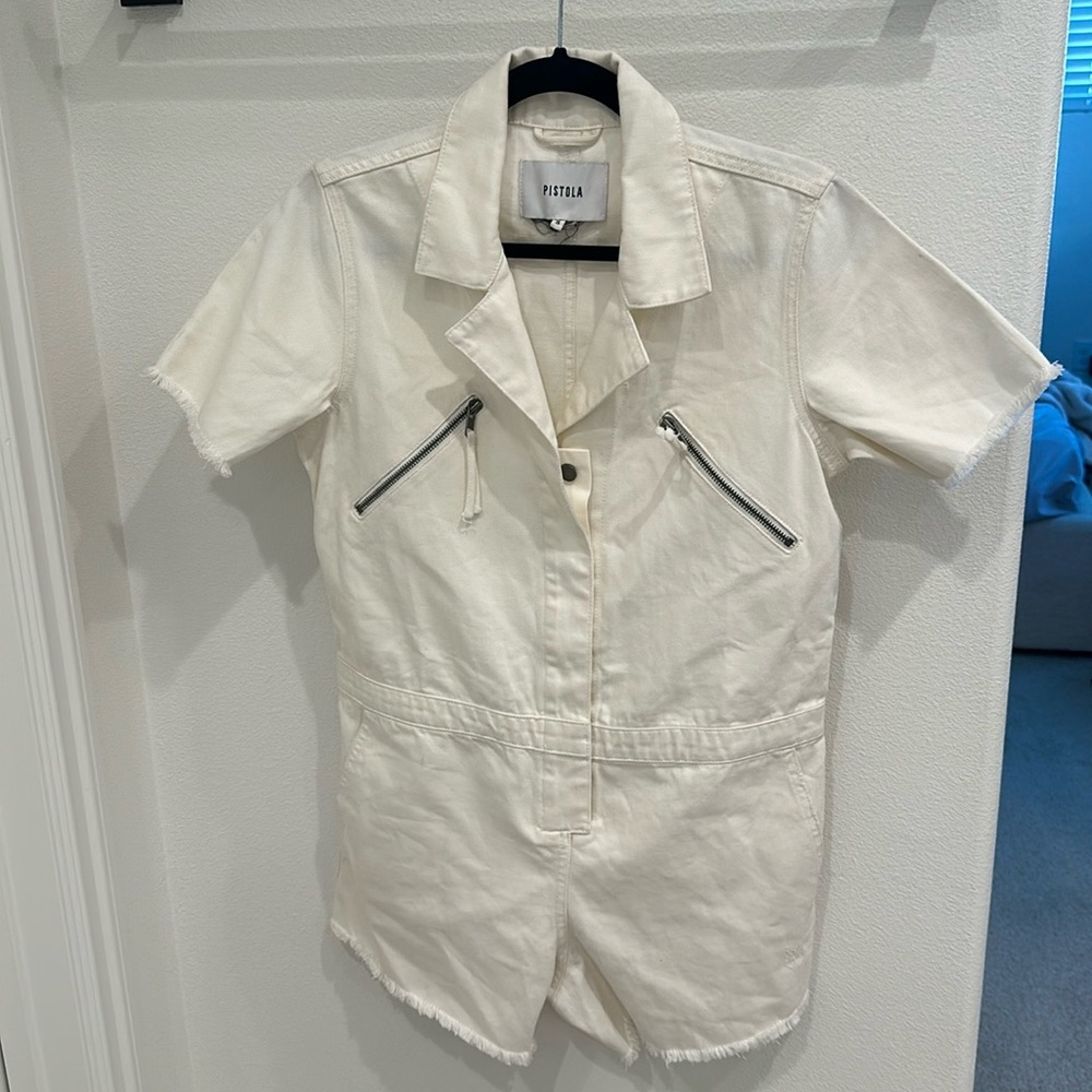 Pistola short sleeve romper/jumpsuit. NWOT